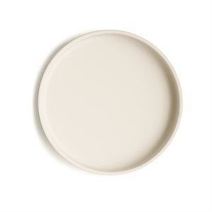 Mushie Classic Silicone Suction Plate - Ivory